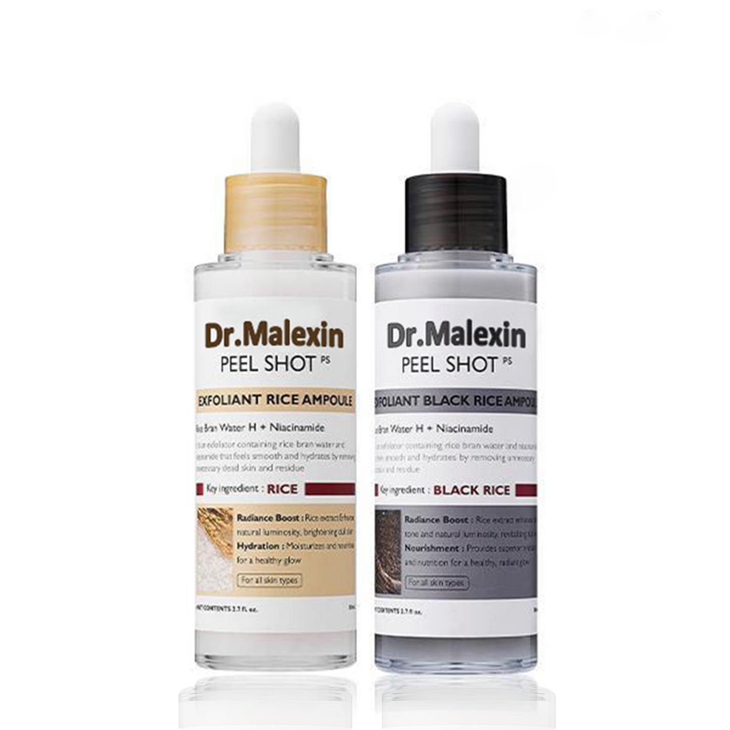 ✨✨Last Day 50%OFF:Peel Shot Glow White Rice Peeling Ampoule.。。