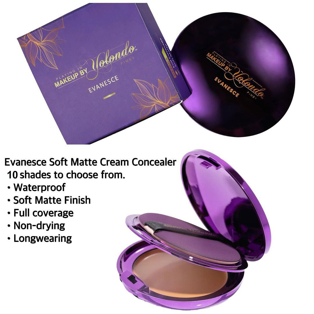 Final 3 Hours: 60%OFF-Evanesce Soft Matte Cream Concealer with Brush FREE !π