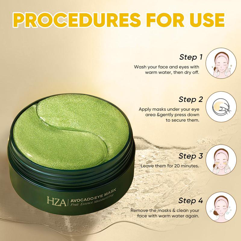 (LAST DAY 50 % OFF)Avocado Eye Mask for Soothing and Relaxing Eye Care-A Revolution for Your Under - Eyes