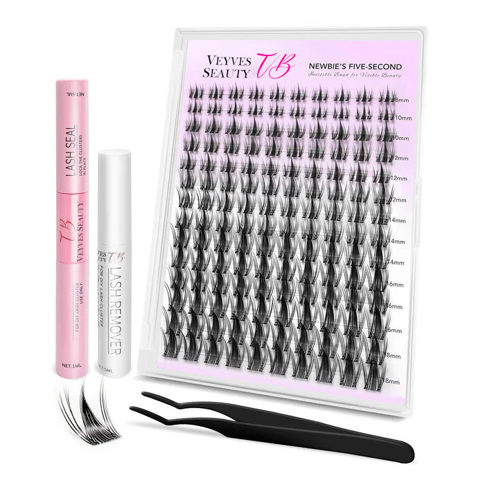Final 3 Hours 60%OFF:DIY Lashes Extension Kit and Lash Clusters 8-18mm