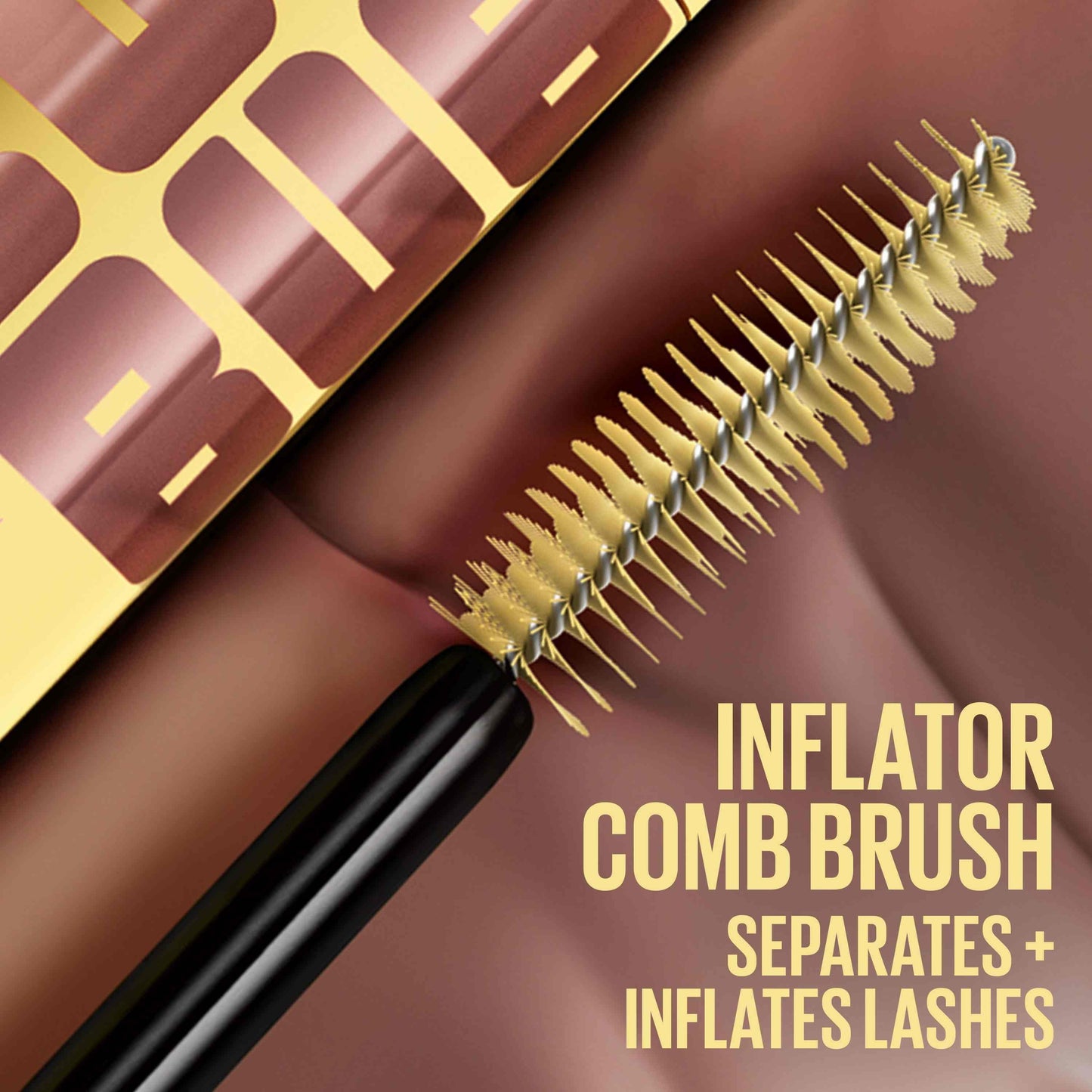 Washable Mascara, Buildable Mascara Volume and Length Formula for Bold, Separated Lashes
