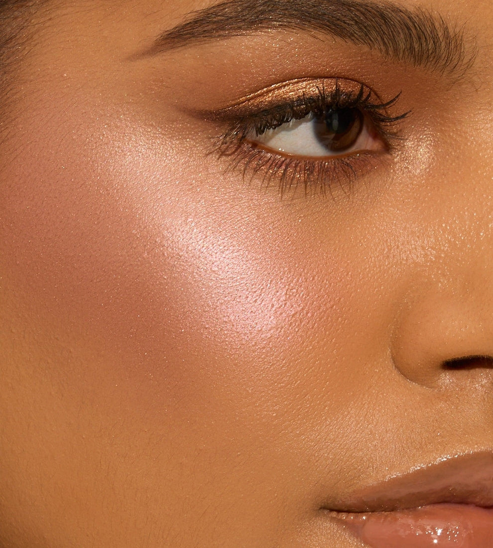 Eye & cheek palette - eyeshadow and highlighter makeup