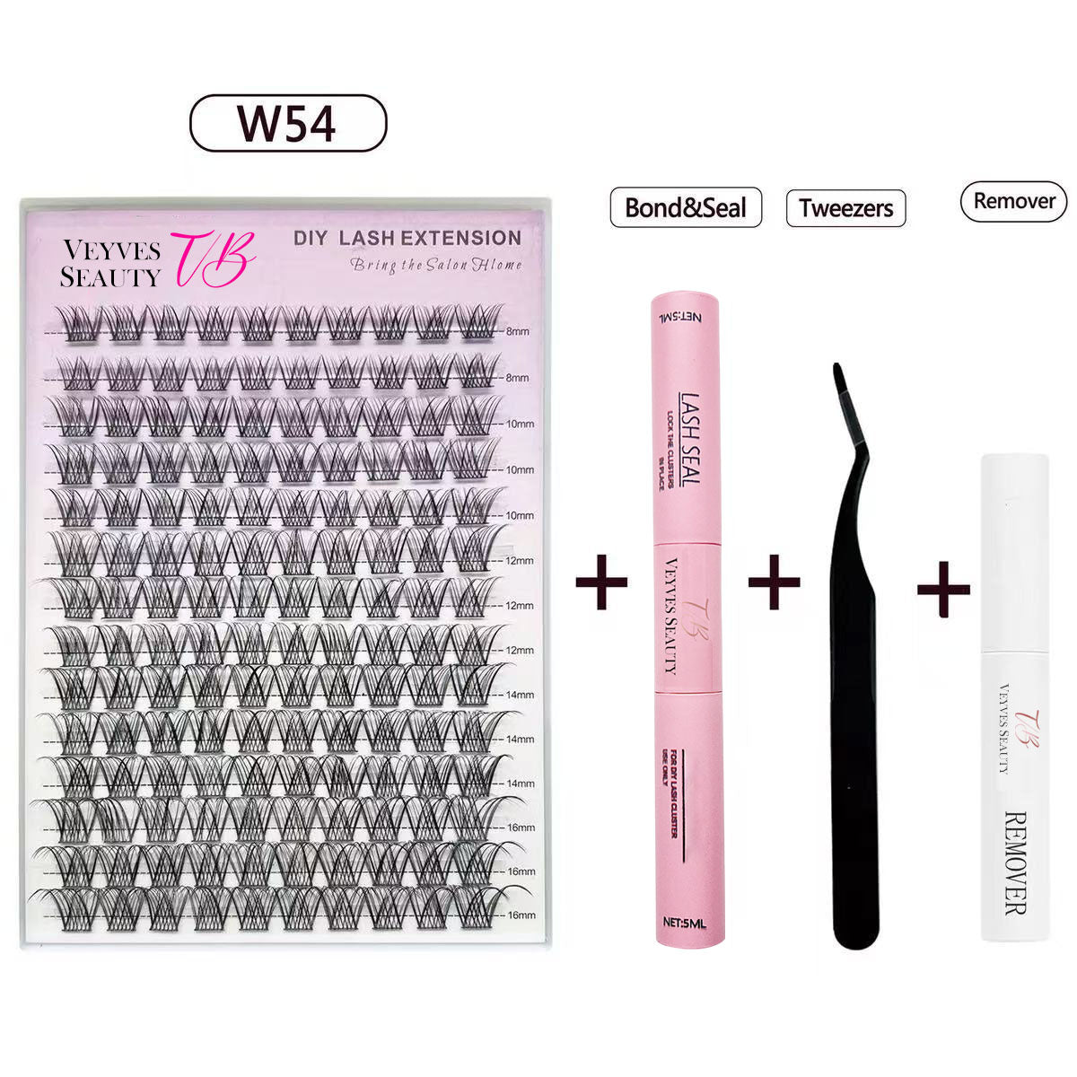 Final 3 Hours 60%OFF:DIY Lashes Extension Kit and Lash Clusters 8-18mm