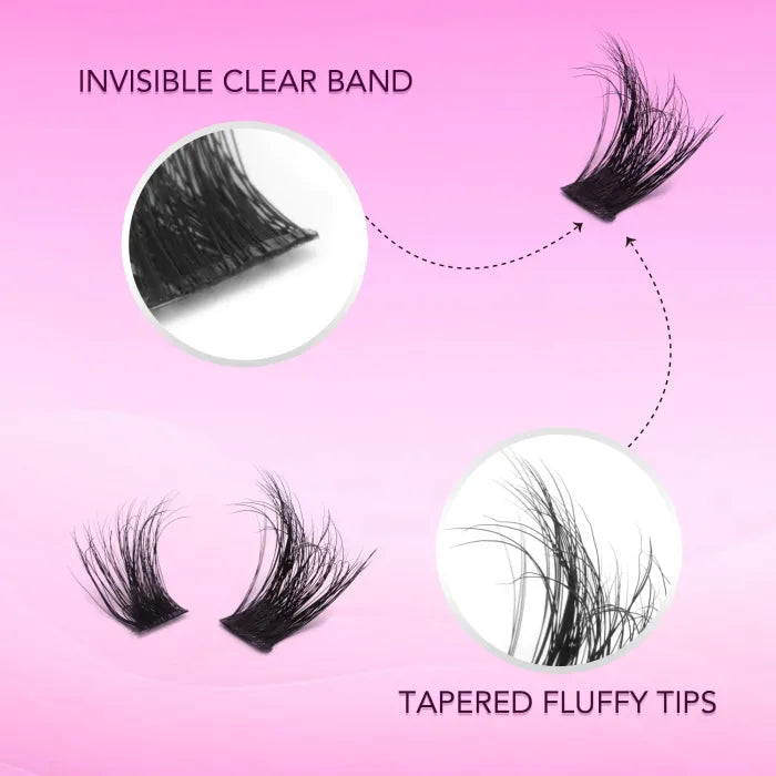 Final 3 Hours 60%OFF:DIY Lashes Extension Kit and Lash Clusters 8-18mm