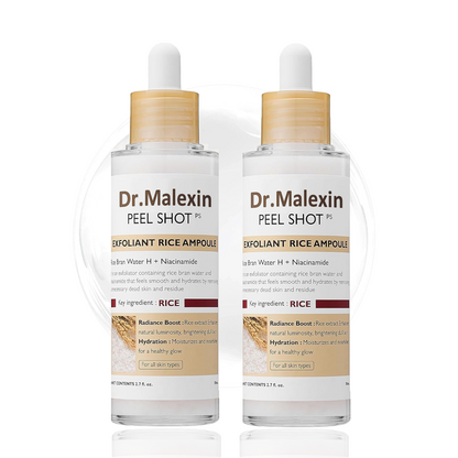 ✨✨Last Day 50%OFF:Peel Shot Glow White Rice Peeling Ampoule.。。