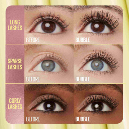 Washable Mascara, Buildable Mascara Volume and Length Formula for Bold, Separated Lashes