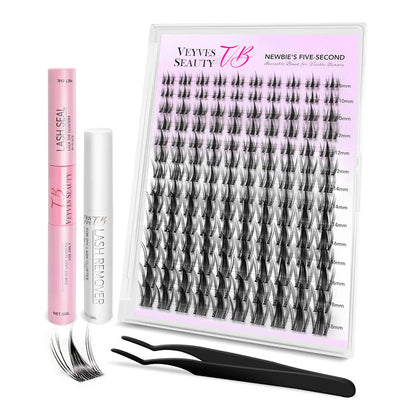Final 3 Hours 60%OFF:DIY Lashes Extension Kit and Lash Clusters 8-18mm