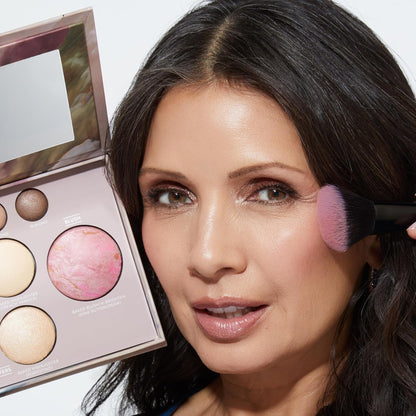 Best Baked Palette - Full Size - Includes Bronzer, Blush, 2 Highlighters and 3 Eyeshadows - Travel-Friendly