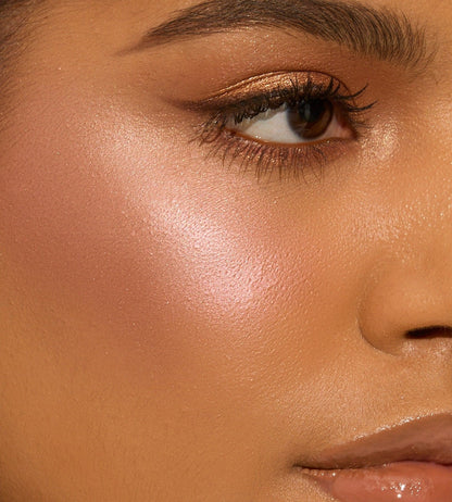 Eye & cheek palette - eyeshadow and highlighter makeup