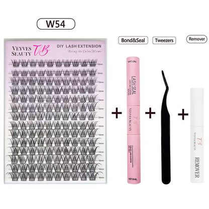 Final 3 Hours 60%OFF:DIY Lashes Extension Kit and Lash Clusters 8-18mm